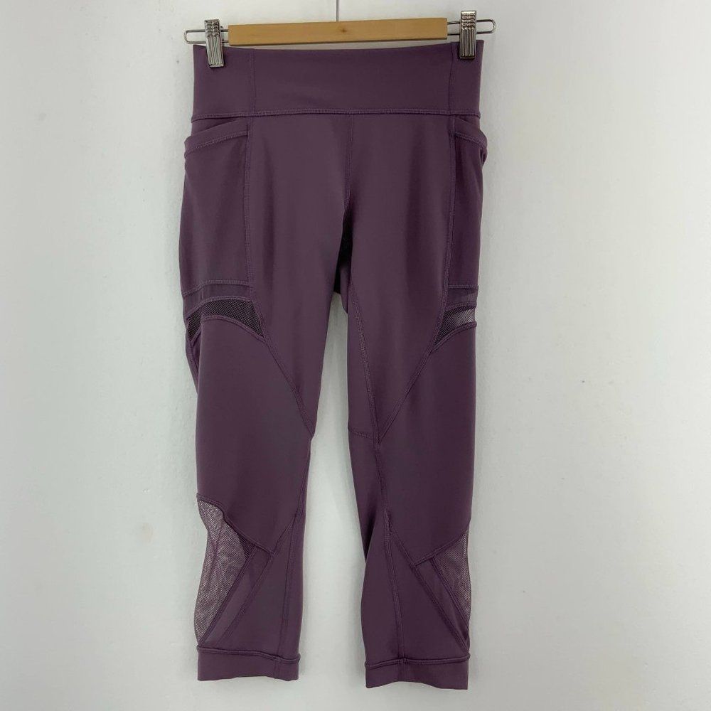 LULULEMON Purple Crop Leggings